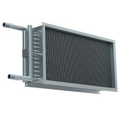 Водяной нагреватель для прямоугольного канала Zilon ZWS 600x300-2